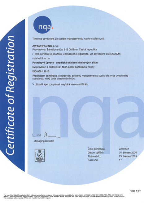iso 9001 cz